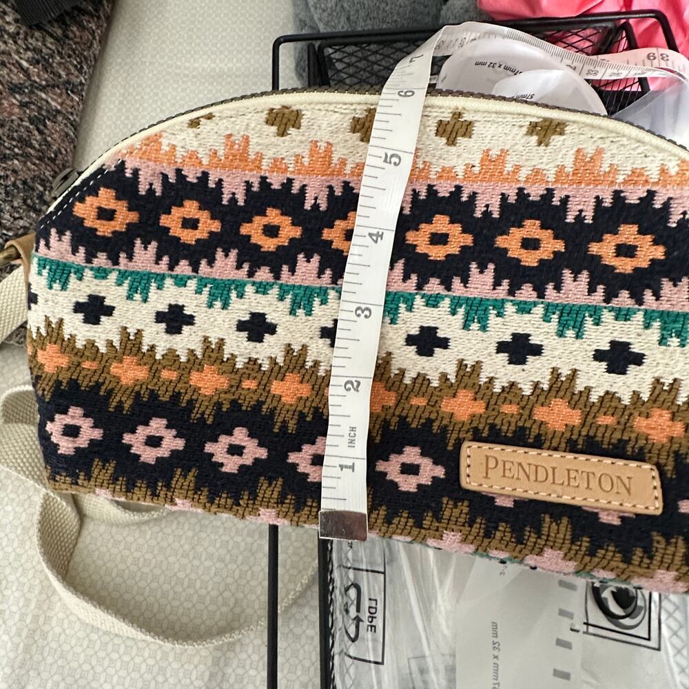 Pendleton Crossbody Aztec Zipper Small Multicolor… - image 8